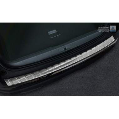 Накладка на задний бампер (матовая) Peugeot 3008 II (2016-) бренд – Avisa главное фото
